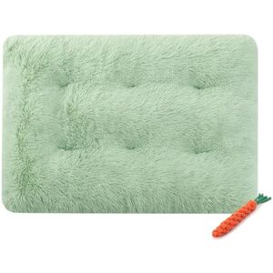 FANSU Matelas Lit pour Chien Chat, Coussin pour Animaux de Compagnie Confortable Doux Peluche Panier Chien Lavable pour Chiens de Petite et Moyenne Grande Taille (XS-45X30CM,Vert Sauge) - Publicité