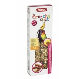 Zolux Crunchy Stick Friandise pour Grandes Perruches Tournesol/Cacahuète 115 g - Publicité