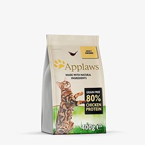 Applaws Aliment complet pour chats adultes sans céréales au poulet Sac refermable de 400g - Publicité