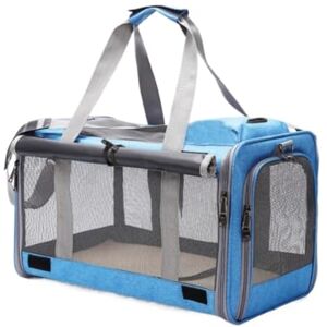 ASHSDI Cage de Transport Chat, Sac Pour Animaux De Compagnie, Pochette Pour Chat, Sac À Main Portable Pour Chien, Fourre-tout Ventilé Pour Animaux De Compagnie, Sac À Dos De Transport Pour Chaton Sac de Tran - Publicité