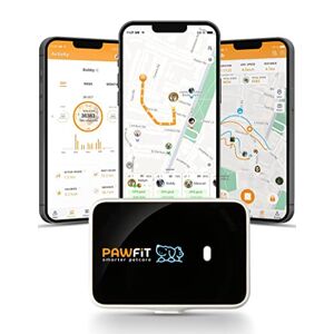 Pawfit 2 Pet Tracker GPS et Moniteur d'activité, Tracker GPS entièrement étanche pour Chiens et Grands Chats, Tracker de Fitness pour Animaux de Compagnie, Rappel Vocal, portée illimitée - Publicité
