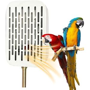 Chauffage pour Cage à Oiseaux, Chauffage sûr pour Cage à Oiseaux, Lampe chauffante Durable avec Design Peu encombrant, Chauffage Portable pour perroquets, Petits Oiseaux, Reptiles, Tortues, Serpents, - Publicité