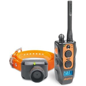 Dogtra 2600 T&B Collier de Dressage et Repérage, 127 Niveaux de Stimulation Électrostatique précis avec Ecran LCD et Vibration, Étanche IPX9K, 3 Modes de Localisation- Système 1 Chien Portée 1500 m - Publicité