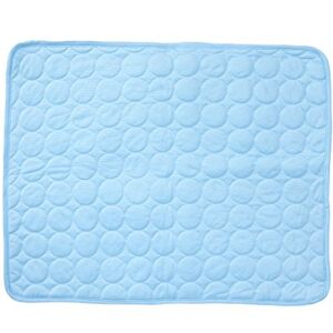 UKCOCO Tapis Rafraîchissant pour Animaux, Tapis de Couchage Respirant pour Chiens Chats Lapins Hamsters et Autres Animaux, 50 x 40 cm/20"x 16" (Bleu) - Publicité