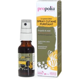 Propolia Bio Spray cutané purifiant pour chien et chat Désinfecte et favorise la cicatrisation Propolis & Miel Fabriqué en France Spray 20 ml - Publicité