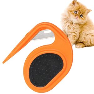 Hudhowks Coupe Noeud Chat Poil Long, Peigne Séparateur De Tapis Efficace, Tondeuse À Cheveux Efficace À Nœud Ouvert Et Sous-poil Pour Le Toilettage Et L'épilation Des Animaux De Compagnie - Publicité