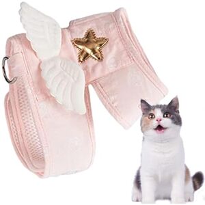 Laisse pour chat – Gilet réglable pour chat avec aile d'ange   Collier de dressage pour chat, chien, lapin et autres petits animaux - Publicité