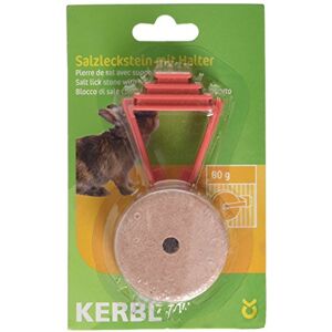 Kerbl Petits Animaux Sel à Lécher avec Support 80 g - Publicité