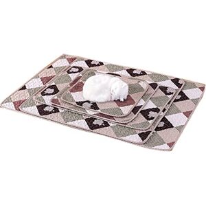 Nunubee Tapis de Refroidissement pour Chien, Coussins de Tapis Auto-refroidissants pour Animaux de Compagnie,Compagnie Chats Chiot Maison et Voyage,S - Publicité