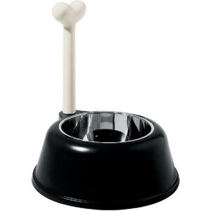 Alessi Lupita AMMI02 B Gamelle Design pour Chien en Résine Thermoplastique et Acier Inoxydable 18/10, Noir - Publicité