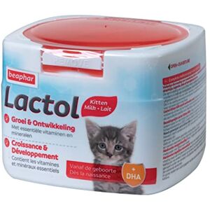 Beaphar – LACTOL – Lait maternisé pour chaton en poudre – Enrichi en DHA – Source de protéines de haute qualité – Pour chaton non sevré, femelle gestante ou allaitante et chat âgé ou malade – 250 g - Publicité