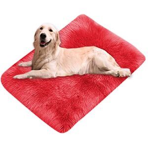 Panier Pour Chien - Lit Apaisant Chat Fausse Fourrure Lavable  Auto-Chauffant Grand Rond En Peluche Chiens