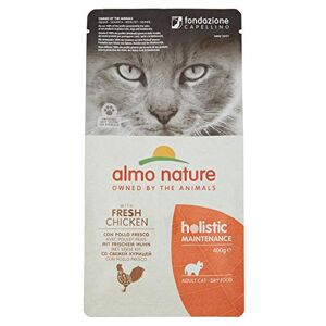 almo nature Croquettes  Holistic pour adulte au poulet et riz Sachet 400 g, - Publicité