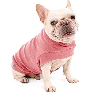 Dociote Pull Veste Gilet en Polaire pour Chiens Chats, Pull Manteau Doux et Chaud Hoodie Chien Sweat-Shirt d'hiver Vêtements Chandail pour Petite Chiens Chats Chihuahua Bulldog Sphynx Chat Rouge L - Publicité