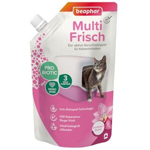 Beaphar – Absorbeur d'odeurs – Granulés concentrés pour litière pour chat – Neutralise les mauvaises odeurs – Laisse un agréable parfum (Orchidée) – 400 g = jusqu'à 3 mois d'utilisation - Publicité