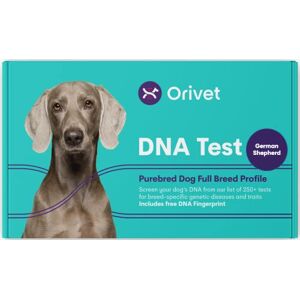 ORIVET Kit de test ADN pour chien Berger allemand Profil complet de race   Test de chiot contre plus de 250 risques et traits médicaux pour la santé   Empreintes génétiques - Publicité