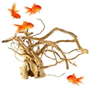 Murman Ornement En Réservoir Poissons   R-acine Araignée Bois D'Ornement Décoration Pour Aquariophilie   Naturel Branches De Bois Flotté Pour Aquarium   Accessoires D'aquarium Pour Cachette (20g 160g) - Publicité