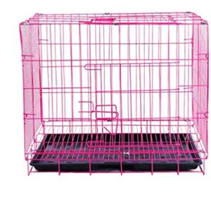 UKCOCO Sol Cage À Chat Cage Pliante pour Chien Chien Caisse- Pliant Chien Caisse Plateau Amovible pour Petit Moyen Chien Chat Lapin Cage pour Chiot Cage À Oiseaux - Publicité