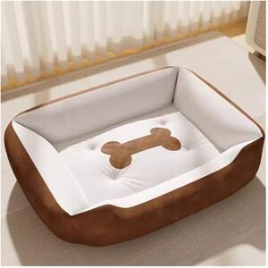 EHEIN Lit lavable for chien, cage en peluche, confortable, antidérapant, coussin de couchage for animaux de compagnie, adapté aux grands, moyens et petits chiens ( Color : Style2 , Size : 70X55cm/27.6X21.7i - Publicité