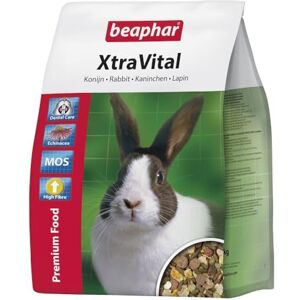 Beaphar – XTRAVITAL – Alimentation pour lapin appétente & équilibrée – Contient des graines/nutriments végétaux/proteines animales – Riche en vitamines & fibres – Répond aux besoins des lapins – 2.5kg - Publicité