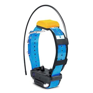 Dogtra Pathfinder 2 Collier Supplémentaire de Repérage GPS et de Dressage Rechargeable Bleu, Lumière LED, Étanche IPX9K, 100 Niveaux de Stimulation, Vibration et bip sonore, Portée 10 km - Publicité