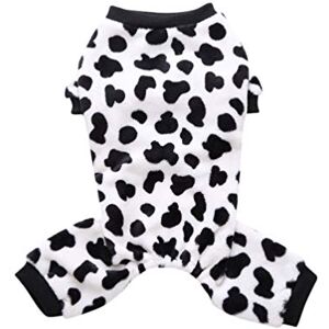 UKCOCO Costume Chaud pour déguisement de Vache Imprimer Dog Coat Dog Clothes Costumes pour Hommes pyjamasque déguisement pour Animaux de Compagnie Costume de Halloween Chiot - Publicité