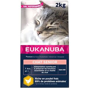 Eukanuba Chat Senior Condition Optimale Toutes Races Poulet 2kg - Publicité