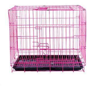 UKCOCO Maison de Cage pour Animaux de Compagnie Cage de chenil caisses pour mobilier d'extérieur Meubles Cage en Acier Cage Pliante Grande Cage pour Cage à Lapin Cage de Fer Voyage - Publicité