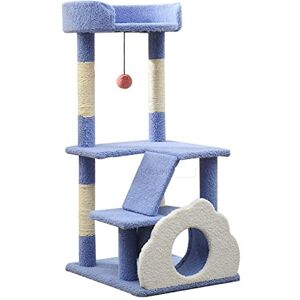 FaLkiN Cadre d'escalade en Tissu Moderne pour Chat, Meubles pour Animaux de Compagnie, nid d'arbre, Fournitures créatives pour Animaux domestiques, Design de Luxe léger, Support pour Chat - Publicité