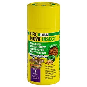 JBL PRONOVO INSECT STICK, Aliment pour tous Poissons d'Aquarium de 3-10 cm, Bâtonnets Alimentaires pour Poissons, Doseur à clic, taille S, 100 ml - Publicité