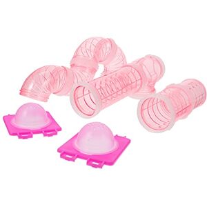 UKCOCO Tunnels de Hamster pour Cage Tubes de Hamster Plaques de Connexion Tubes de Hamster Et Tunnels Kit Externe Tuyau de Connexion Bricolage Tunnel Tunnel Tubes de Hamster pour Hamster - Publicité