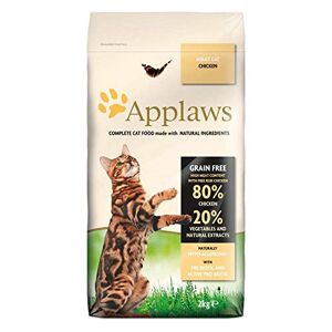 Applaws Complete Natural Grain Free Chicken Flavour Dry Cat Food for Adult Cats Sac refermable de 2 kg - Publicité