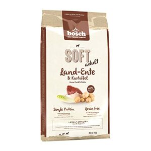 Bosch HPC SOFT Canard de terre et pommes de terre Croquettes semi-humides pour chiens adultes de toutes races Monoprotéines Sans céréales 1 x 12,5 kg - Publicité