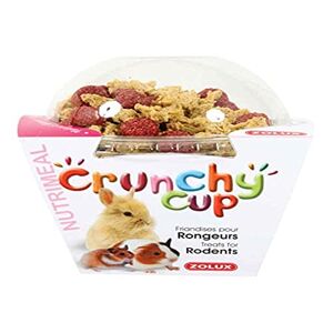 Zolux Crunchy Cup Friandise Nuggets Nature/Pellets Betteraves pour Petit Mammifère 130 g - Publicité