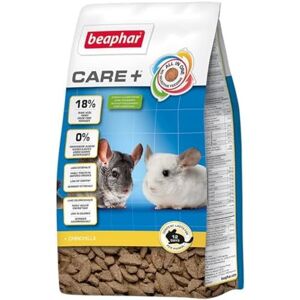 Beaphar – CARE+ – Alimentation Super Premium extrudée pour chinchilla – 20% de fibres – Faible valeur énergétique & matières grasses – Haute digestibilité – Usure naturelle de dents – 200g - Publicité