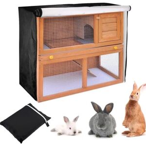 bangminda Couverture de Clapier de Lapin Housse de Capier pour Lapin Housse de Cage à Lapin Thermique Double Couche pour Lapin Chats Hamsters Animaux Domestiques Oiseau (pour Lapin Plate) - Publicité