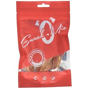 SnackOMio Friandise premium pour chiens tendres lamelles de filet de poitrine de poulet, sans céréales, 1 paquet (1 x 70g) - Publicité