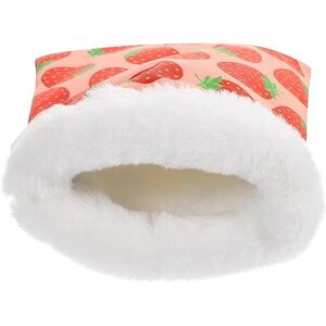 UKCOCO Sac De Couchage pour Hamster: Lit De Hamster Sac De Couchage Chaud Dhiver en Peluche Pochette De Cachette pour Hérisson Cochon Dinde Écureuil - Publicité