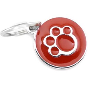 smalllee_lucky_store Smalllee _ Lucky _ Ranger pour animal domestique Cat ID Tag Chien Nom Tag pour chiens en forme d'os Paw Motif inoxydable Tag 13 Options (pas de gravure) - Publicité