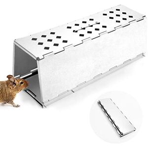 Piege a Rongeurs Rats, Souris, Taupe - Cage XXL Pliable en Acier