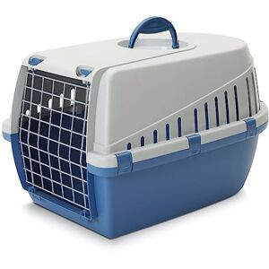 Savic Trotter 1 Cage de Transport pour Animal de Compagnie 49 x 33 x 30 cm (Bleu/Gris Clair) - Publicité