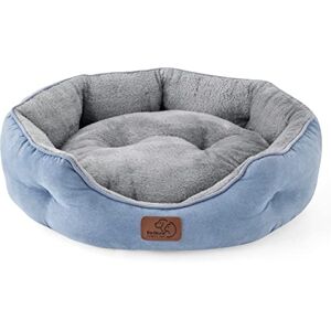 Bedsure Grand Lit pour Chat Lavable Lit pour Chat pour Chats d'Intérieur et Chatons, Petit Canapé pour Chat avec Fond Antidérapant pour Chiots, Rond, Marine, 51x48x15cm - Publicité