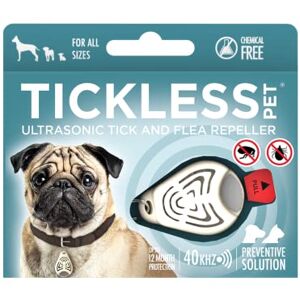 Tickless Pet Répulsif Anti-tiques et Anti-puces à ultrasons Beige - Publicité