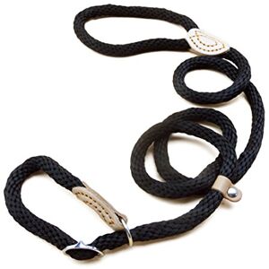 feiling Souple Corde Laisse pour Chien 2 en 1 Collier Laisse de Dressage Corde entraînement Chien Lasso de Glissement éducative Plomb Formation l'Obéissance pour Petit Moyen Grand Chien (L, Noir -1.5M) - Publicité