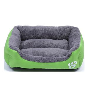 WSLCN Panier Chien 2-en-1 Lit Chien Coussin Réversible Anti-Dérapant et Ultra Doux Vert M - Publicité