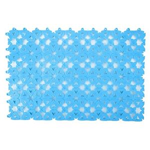 YOUTHINK Tapis de Cage de Lapin Tapis de Parc pour Lapin Tapis de Cage, Coussinets Antidérapants en Plastique pour Chats Chiens Hamster(Bleu) - Publicité