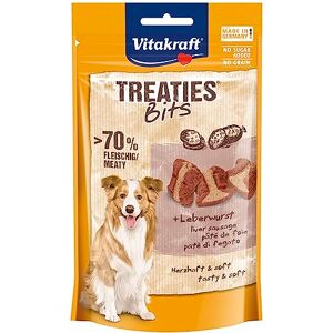 Vitakraft Treaties Bits Friandises Chien Au Pâté De Foie Alimentation Pour Chien Riches En Viande Et Abats Sachet Fraîcheur de 120 g - Publicité