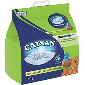 Catsan Minérale Naturelle Plus Litière pour Chats 10L (Lot de - Publicité