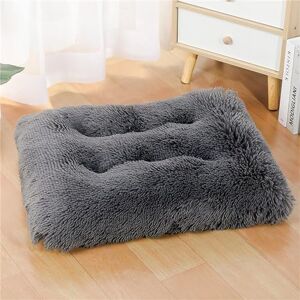 FANSU Matelas Lit pour Chien Chat, Coussin pour Animaux de Compagnie Confortable Doux Peluche Panier Chien Amovible et Lavable pour Chiens de Petite et Moyenne Grande Taille (S50*35,Gris foncé) - Publicité