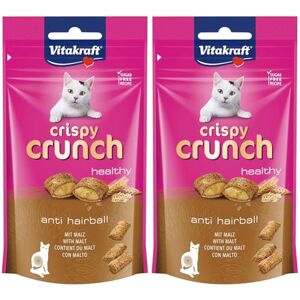 Vitakraft Crispy Crunch Malt Friandises croustillantes Anti Boules de Poils pour Chat 1 x 60g (Lot de 2) - Publicité